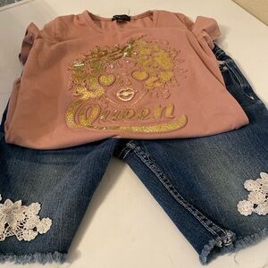 Cute shirt and Jordache jeans in excellent condition. Smoke and pet free home